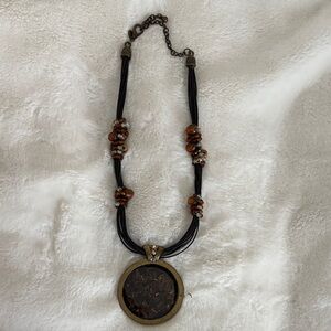 Chico’s Elegant Brown Pendant Necklace